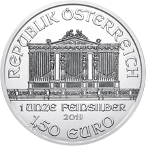 1 Unze Silber Wiener Philharmoniker 2018