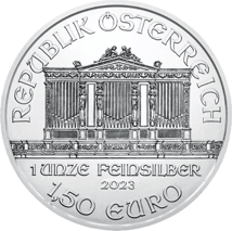 1 Unze Silber Wiener Philharmoniker 2023