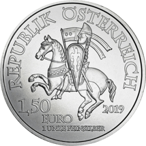 1 Unze Silber Österreich 2019 825 Jahre Münze Wien - Leopold V.