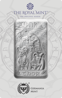 10 Unze Silberbarren Nordische Götter Thor (Auflage: 7.000)