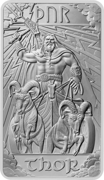 10 Unze Silberbarren Nordische Götter Thor (Auflage: 7.000)
