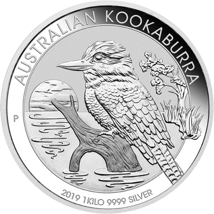 1kg Silber Kookaburra 2019