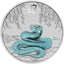 2 Unze Silber Lunar III Schlange 2025 (Auflage: 10.000)