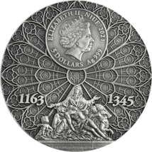 2 Unze Silber Notre Dame 2021 AF (Auflage: 500 | High Relief)