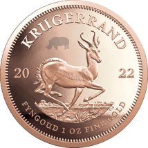 2 x 1 Unze Gold Big Five II. & Krügerrand Satz Privymark Nashorn 2022 (Auflage: 100 | Polierte Platte)