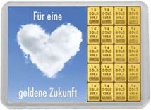 20 g Goldbarren "Für eine goldene Zukunft" (Kippbild)