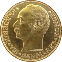 20 Kronen Frederik VIII Dänemark