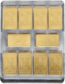 250 x 1g Goldbarren Heimerle und Meule UnityBox