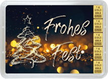 5g Goldbarren "Frohes Fest" (Valcambi)