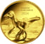 0,5g Gold Prehistoric Life Utahraptor 2024 (Auflage: 2.000 | Polierte Platte)