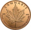 1 Unze Kupfermünze Cannabis