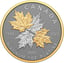 1 Unze Platin Maple Leaf Forever 2023 (Auflage: 375 | Reverse Proof | Gelbgold veredelt)