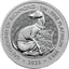 1 Unze Platin Tudor Beasts Greyhound 2025