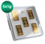 5 x 1g Goldbarren Heimerle und Meule UnityBar